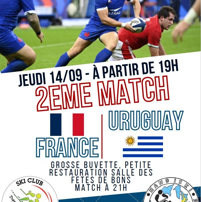France Uruguay jeudi 14 septembre