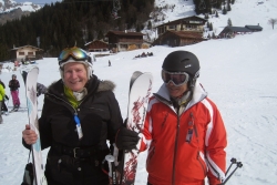 test de l'école de ski 2012