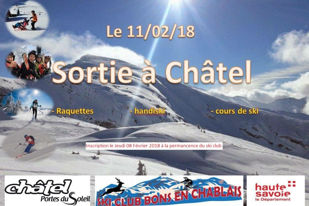 Sortie Châtel - Dimanche 11 février 2018