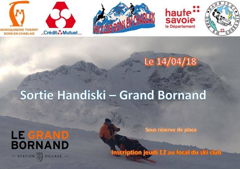 Sortie Handiski Le Grand Bornand - 14 Avril 2018