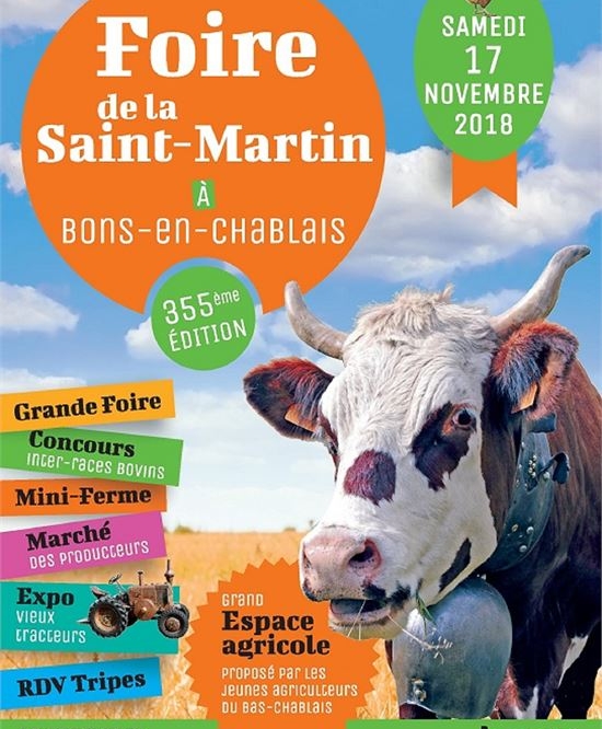 Foire de la Saint Martin - 17 novembre 2018