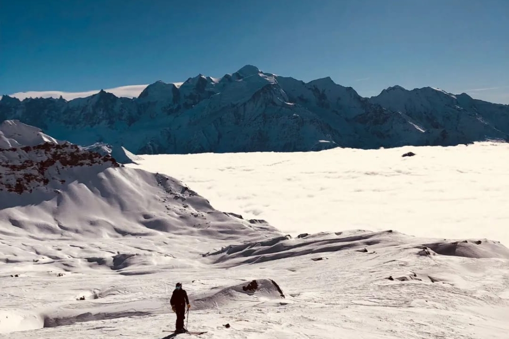 Lundi 1er avril direction Flaine #pasdeblague