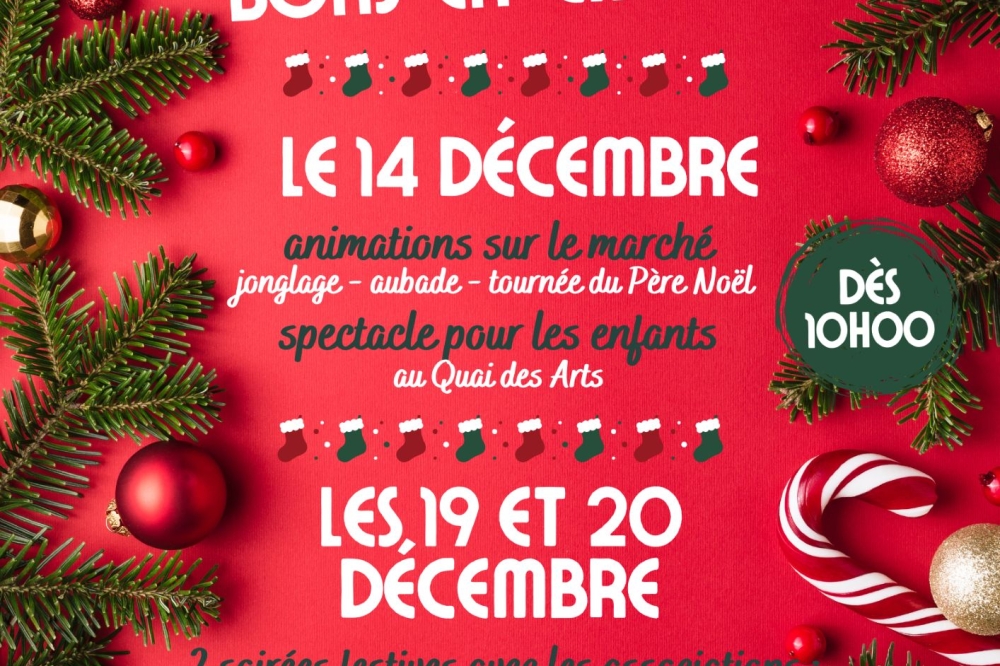 Chalet de Noel 2024 à Bons : Stand du ski club