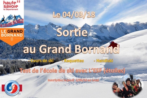 Sortie Le Grand Bornand - Dimanche 4 Mars 2018