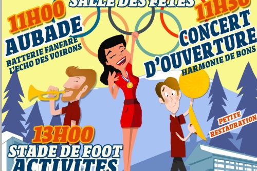 Samedi 6 juillet : olympiade des associations à Bons
