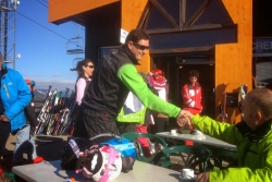 test de l'école de ski 2014