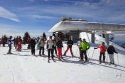 test de l'école de ski 2013