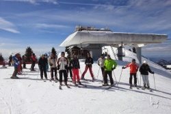 test de l'école de ski 2013