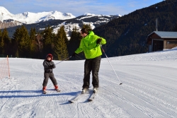 test de l'école de ski 2013
