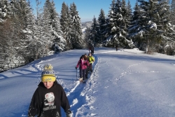 Raquettes à hirmentaz en decembre 2021