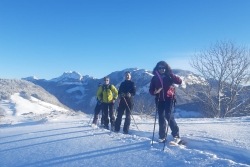 Raquettes à hirmentaz en decembre 2021