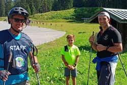 Summer ski festival 2022 contamines biathlon