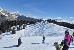 Raquettes à avoriaz mars