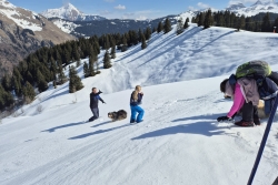 Raquettes à avoriaz mars