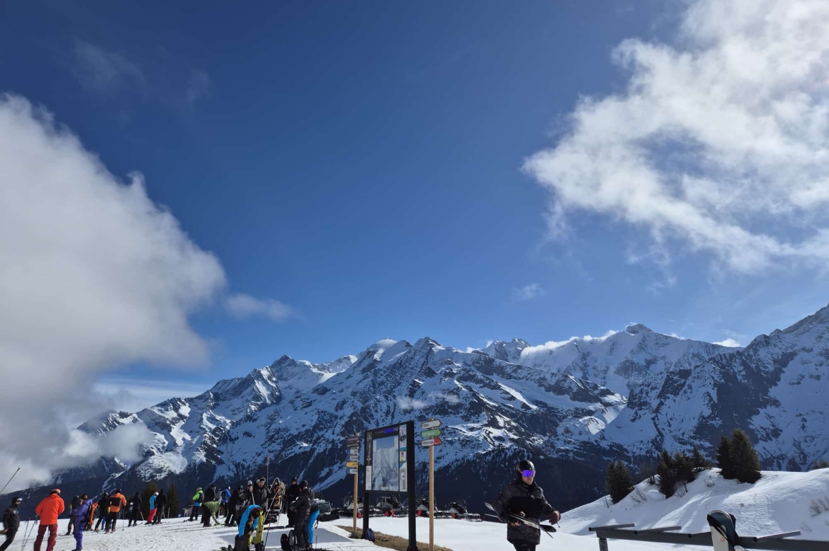 Les contamines mars 2025