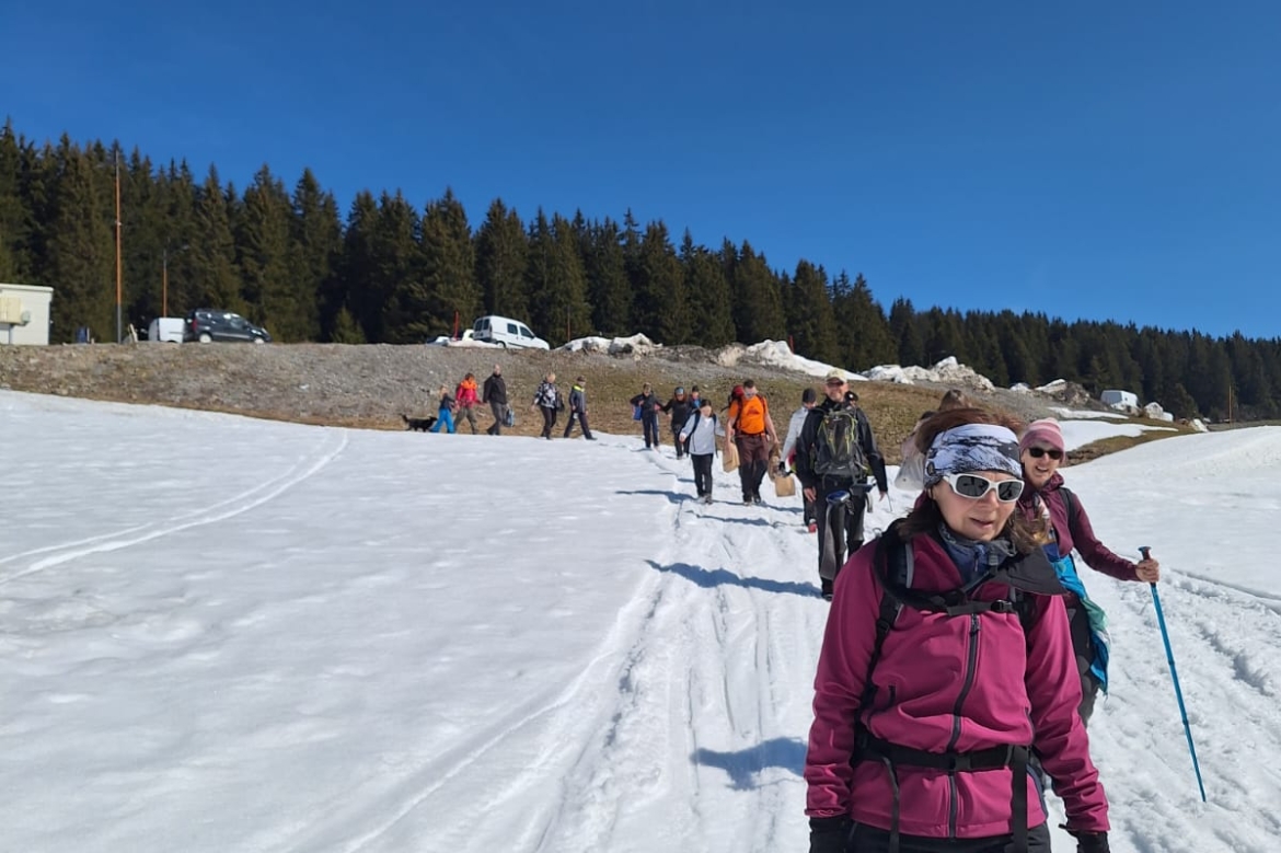 Raquettes à avoriaz mars